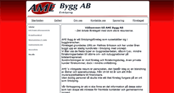 Desktop Screenshot of amebygg.se