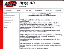 Tablet Screenshot of amebygg.se